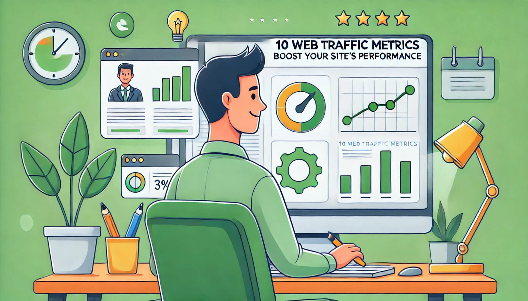 การวิเคราะห์และตรวจสอบทราฟฟิกด้วยเครื่องมือต่าง ๆ เช่น Google Analytics, Wordfence Dashboard, access logs